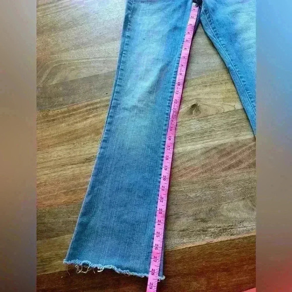 SALE | All American Girl Wax Jeans | Size 3 | Blue | Fit and Flare Pants - Picture 13 of 16